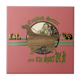 English Setter Sporting Group Fliese