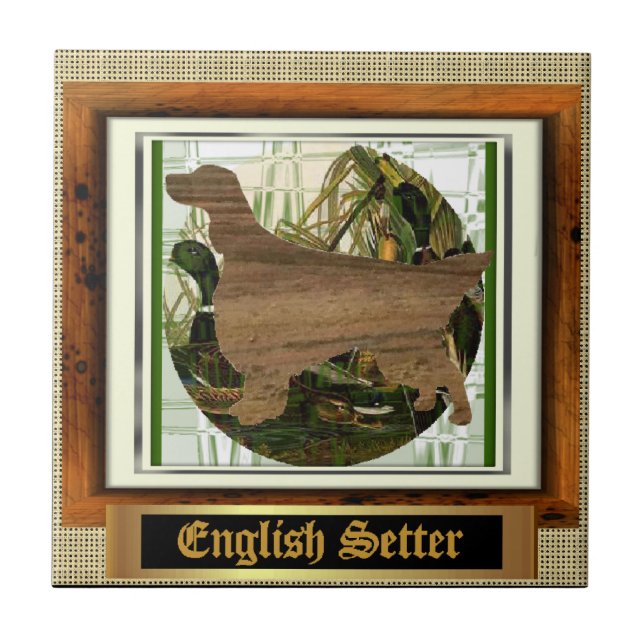 English Setter Sporting Group Fliese (Vorderseite)