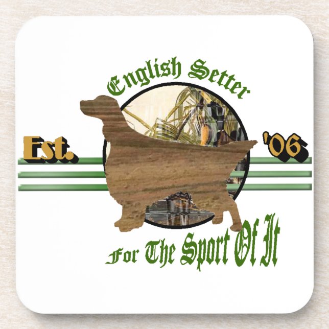 English Setter Sporting Group Untersetzer (Vorderseite)