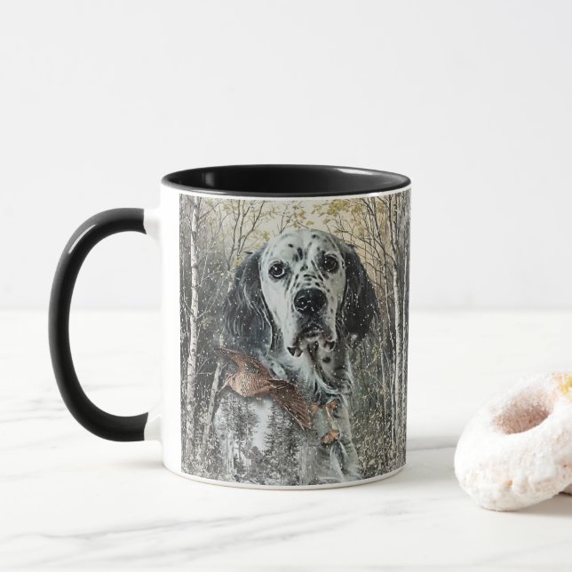 English Setter  Tasse (Mit Donut)
