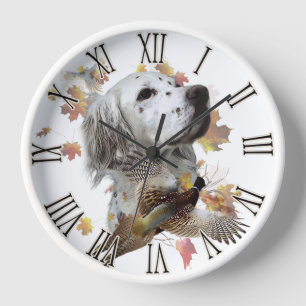 English Setter Uhr