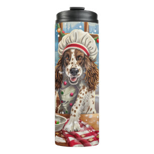 English Setter Weihnachtsbäckerei: Festliches Weih Thermosbecher