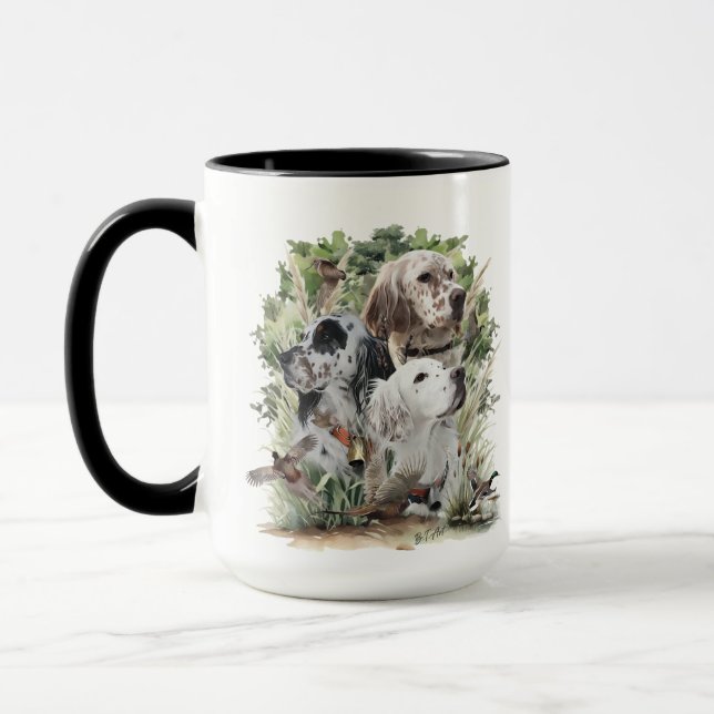 English Setters Tasse (Links)