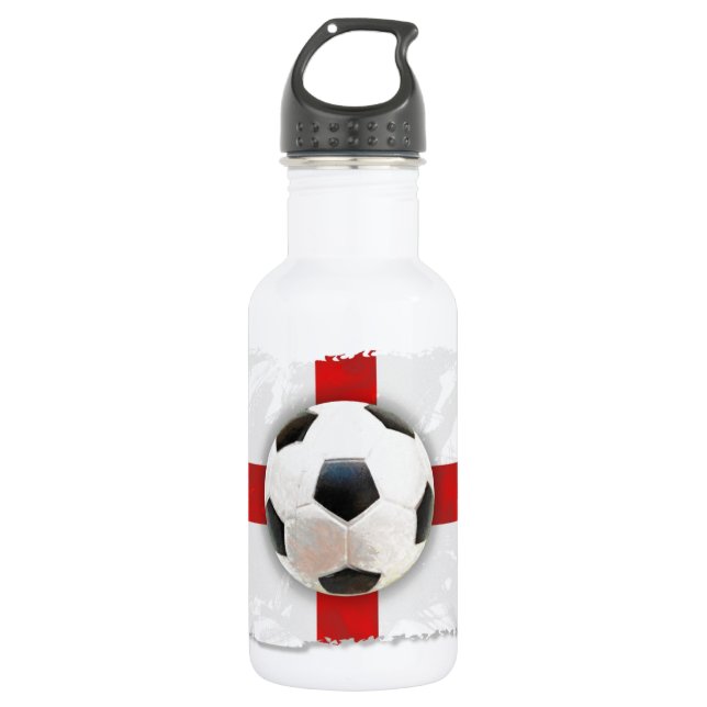 English Soccer Edelstahlflasche (Vorderseite)
