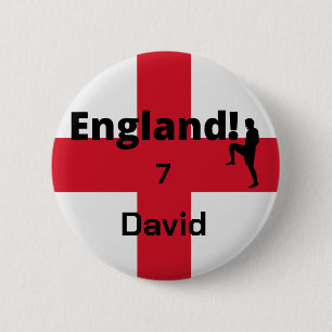 English Soccer Player anpassbar Button
