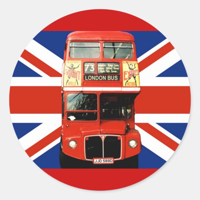 English Souvenir Stickers (Vorderseite)