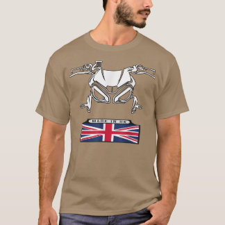 English Speed Motorrad Lover Geboren in UK Super B T-Shirt