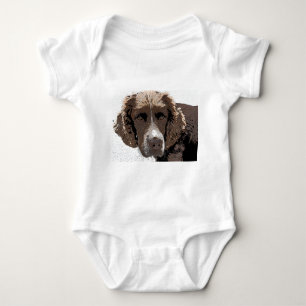 English Springer Hunde Baby Strampler