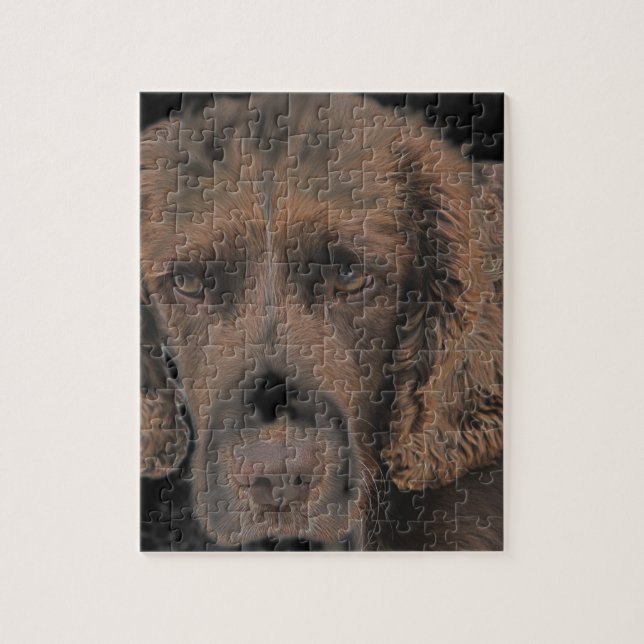 English Springer Hunde Puzzle (Vertikal)