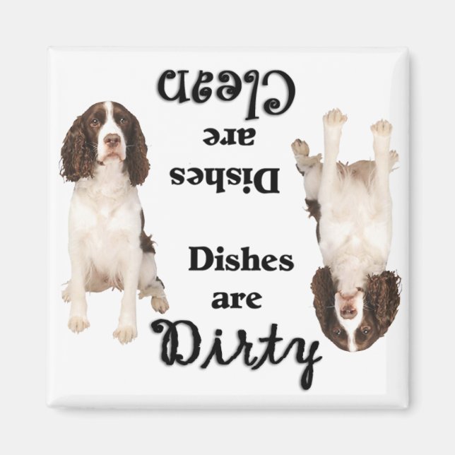 English Springer Lovers Dishwasher Magnet (Vorne)