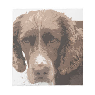 English Springer Notizblock