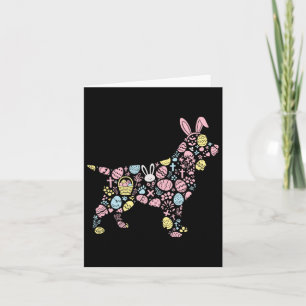 English Springer spanel Bunny Easter Egg Oster D Karte