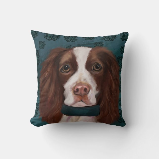 English Springer Spanel Kissen (Vorderseite)