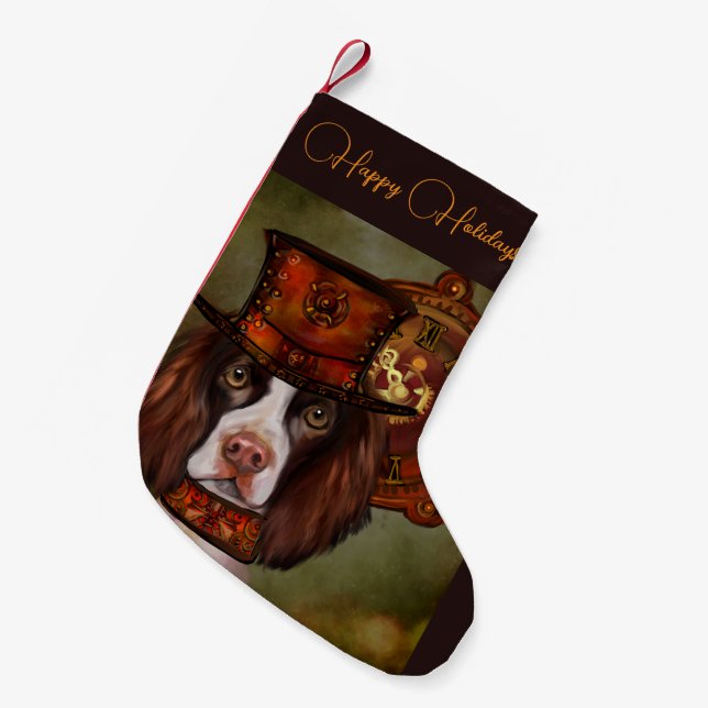 English Springer Spanel Kleiner Weihnachtsstrumpf (Vorderansicht (hängend))