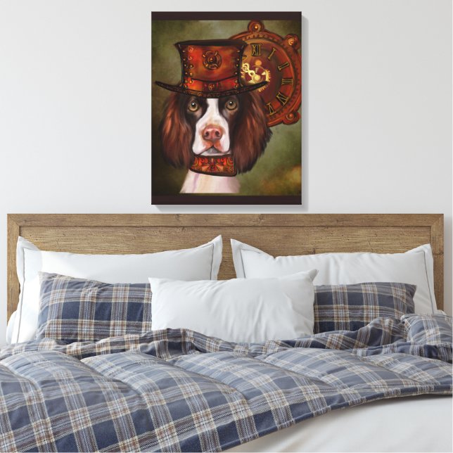 English Springer Spanel Leinwanddruck (Insitu (Schlafzimmer))