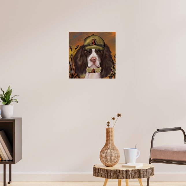 English Springer Spanel Poster (Wohnzimmer 3)