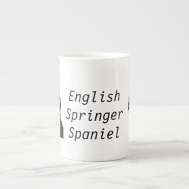 English Springer Spanel Prozellantasse