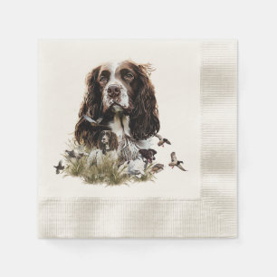 English Springer Spanel Serviette