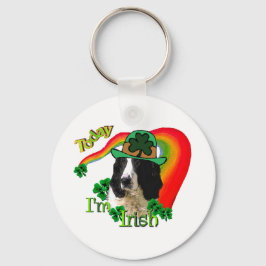 English Springer Spanel St Pattys Schlüsselanhänger