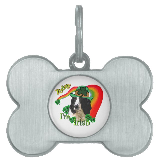 English Springer Spanel St Pattys Tiermarke (Vorderseite)