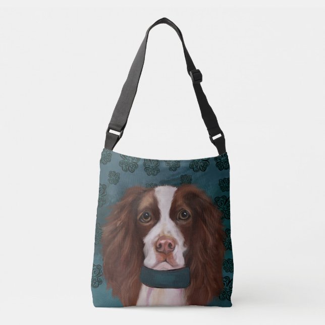 English Springer Spanel Tragetaschen Mit Langen Trägern (Vorderseite)