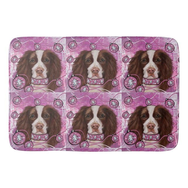 ENGLISH SPRINGER SPANIEL BADEMATTE (Vorderseite)