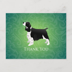 English Springer Spaniel Danke Postkarte