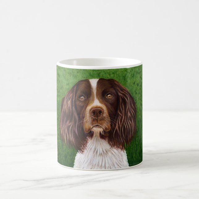 English Springer Spaniel Dog Art - Major Kaffeetasse (Mittel)