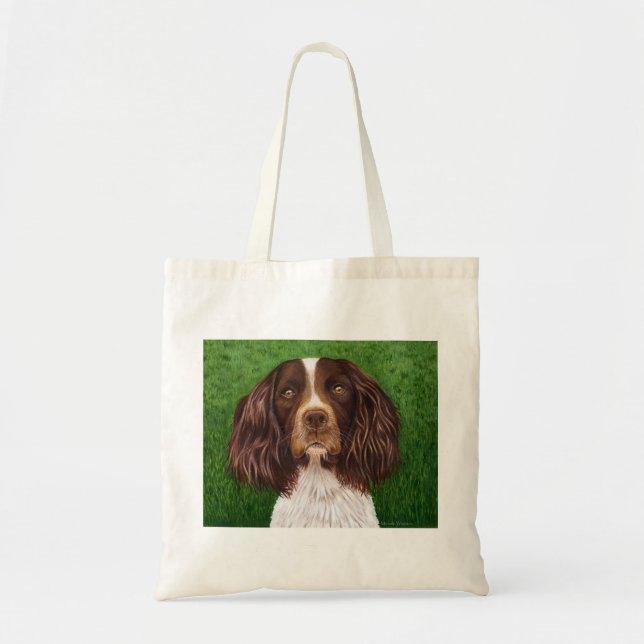 English Springer Spaniel Dog Art - Major Tragetasche (Vorne)