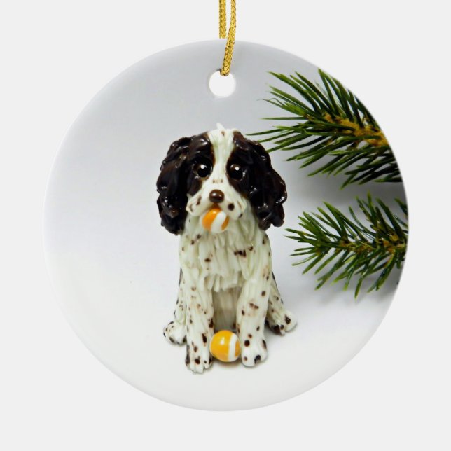 English Springer Spaniel Dog Christmas Ornament (Vorne)