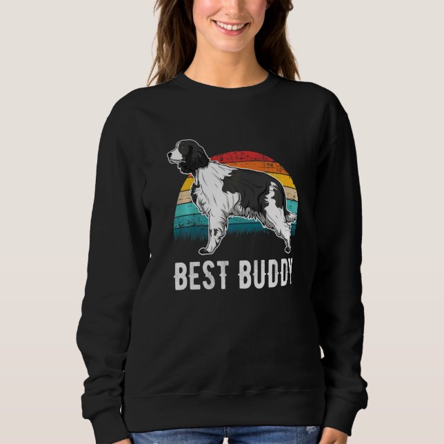 English Springer Spaniel Dog Sunset Sweatshirt (Vorderseite)