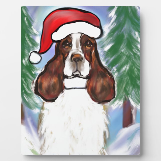 ENGLISH SPRINGER SPANIEL FOTOPLATTE (Vorderseite)