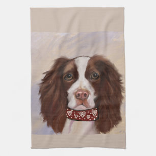 ENGLISH SPRINGER SPANIEL GESCHIRRTUCH