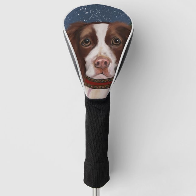 ENGLISH SPRINGER SPANIEL GOLF HEADCOVER (Vorderseite)