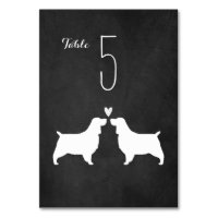 English Springer Spaniel Hunde Hochzeit Empfang