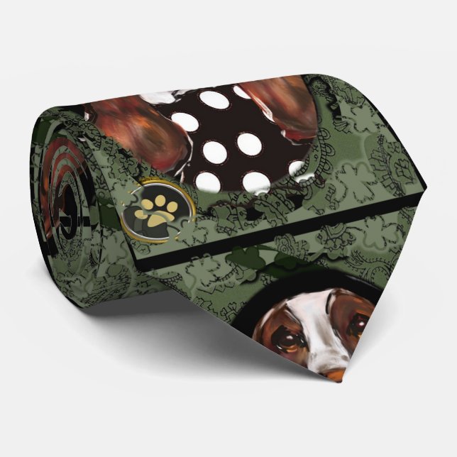 ENGLISH SPRINGER SPANIEL KRAWATTE (Gerollt)