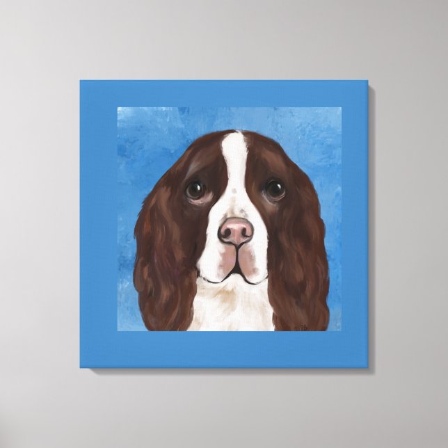 ENGLISH SPRINGER SPANIEL LEINWANDDRUCK (Vorderseite)