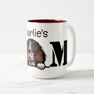 English Springer Spaniel Personalisierte Mama Tass Zweifarbige Tasse