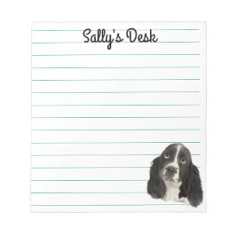 English Springer Spaniel Puppy Notizblock