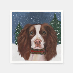 ENGLISH SPRINGER SPANIEL SERVIETTE