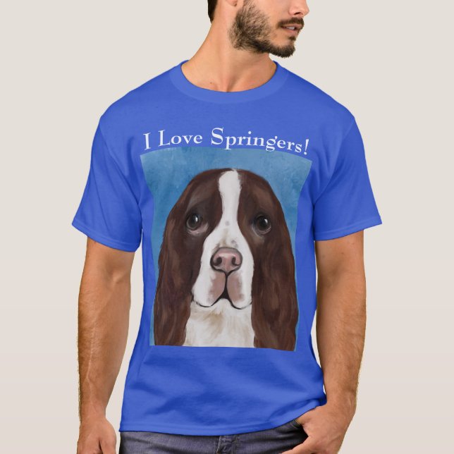 ENGLISH SPRINGER SPANIEL T-Shirt (Vorderseite)