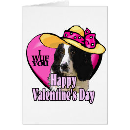 English Springer Spaniel Valentinstag