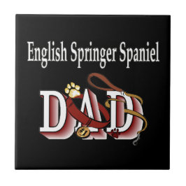 English Springer Spaniel Vater Fliese