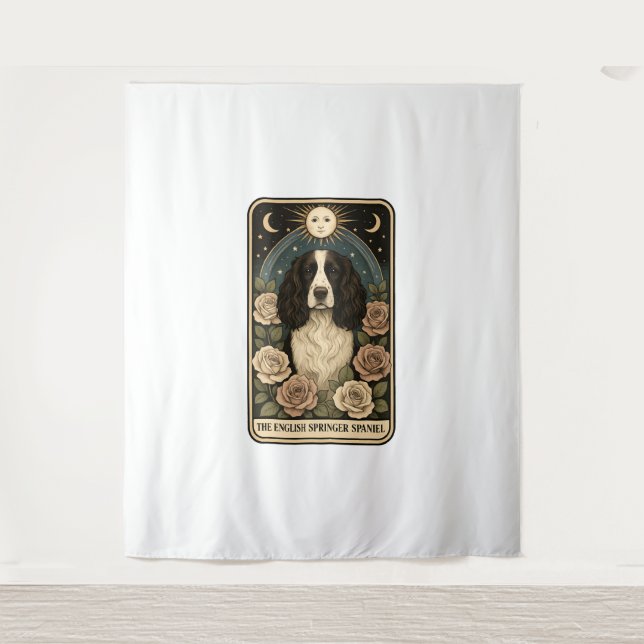 English Springer Spaniel Wandteppich (Vorderseite)