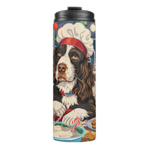 English Springer Spaniel Weihnachtsbäckerei: Festl Thermosbecher