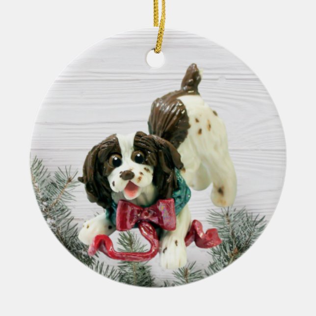 English Springer Spaniel Weihnachtsschmuck (Vorne)