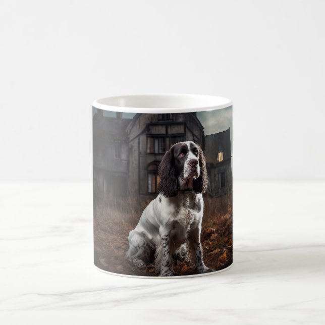 English Springer Spanier Halloween Beängstigend Kaffeetasse (Mittel)
