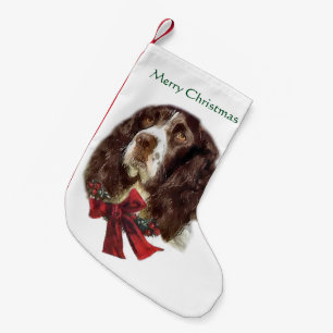 English Springer Spanier Weihnachten Kleiner Weihnachtsstrumpf