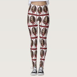 English Springer Spanier Weihnachten Leggings
