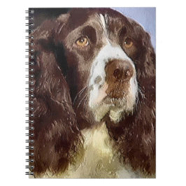 English Springer Spanisch Art Notizblock
